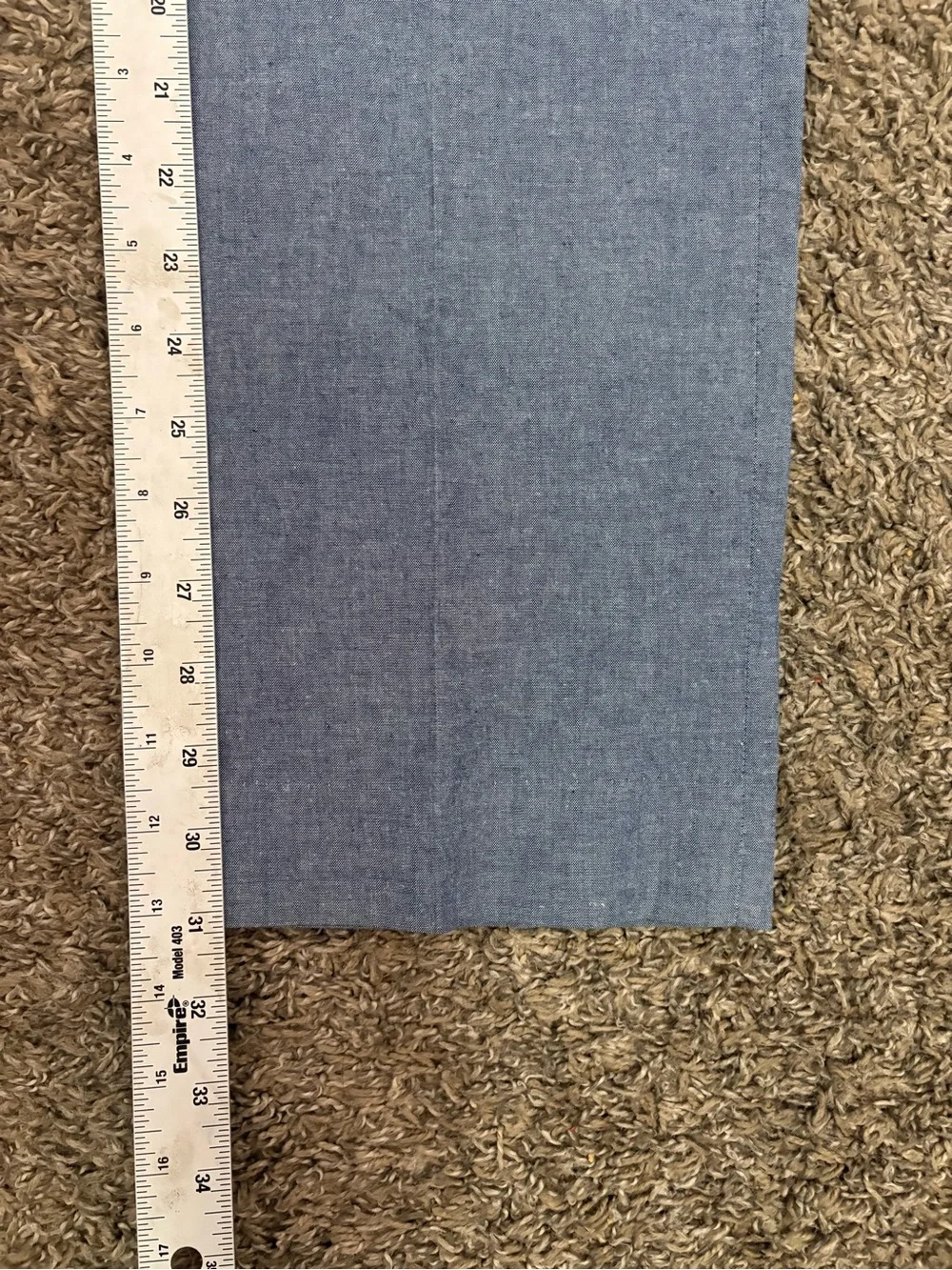 J.Crew Bedford Dress Pants Men's 31X32 Blue Tailored Cotton